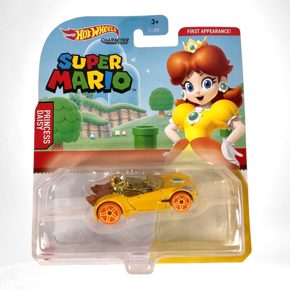 Hot Wheels Character Cars - 2021 Super Mario Princess Daisy